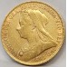 AUSTRALIA 1899 . ONE 1 SOVEREIGN . PERTH . GOLD